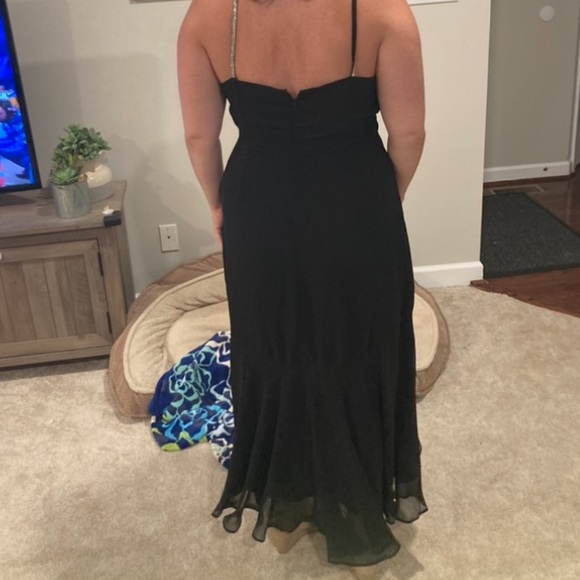 LAST CALL  Express black sheer dress - EUC size L - Picture 3 of 8